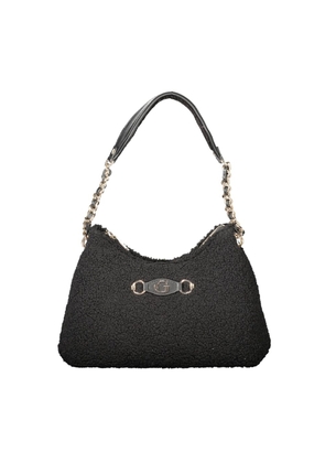 Black Polyester Handbag
