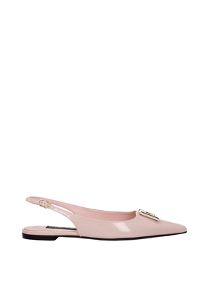 Dolce & Gabbana Pink Leather Ballet Flats - EU36.5/US6.5