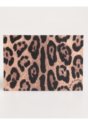 Multicolor Leopard Print Envelope Paper Post Card Holder