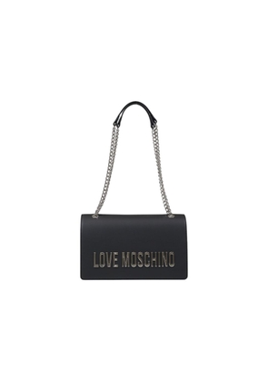 Love Moschino Gray Polyethylene Handbag