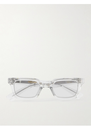 Jacques Marie Mage - Casablanca D-frame Acetate Sunglasses - White - One size