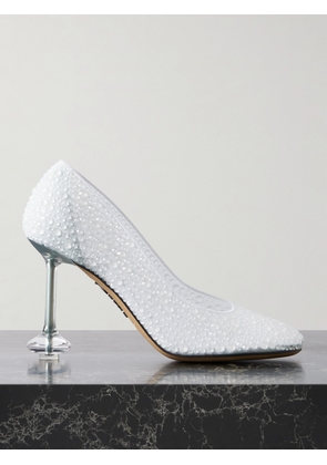 LOEWE - Toy Crystal-embellished Mesh Pumps - White - FR35,FR36,FR37,FR37.5,FR38,FR38.5,FR39,FR39.5,FR40,FR41