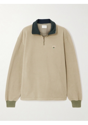 Aimé Leon Dore - Embroidered Fleece Sweatshirt - Neutrals - x small,small,medium