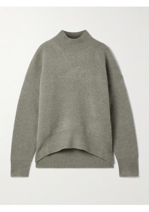 Le Kasha - Nantes Organic Cashmere Turtleneck Sweater - Gray - One size