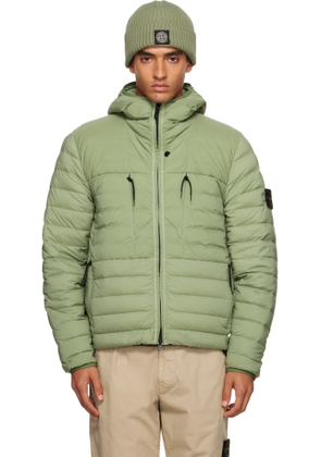 Stone Island Green 4100020 Seamless Tunnel Nylon Down-TC Jacket