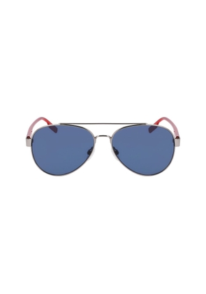 Gray Metal Sunglasses