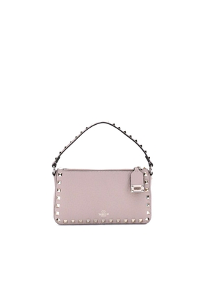 Rockstud Zip-Up Shoulder Bag
