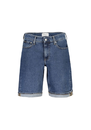 Calvin Klein Blue Cotton Short - W28
