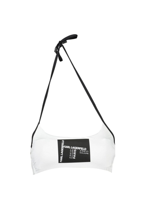 Karl Lagerfeld White Elastane Swimwear - XS