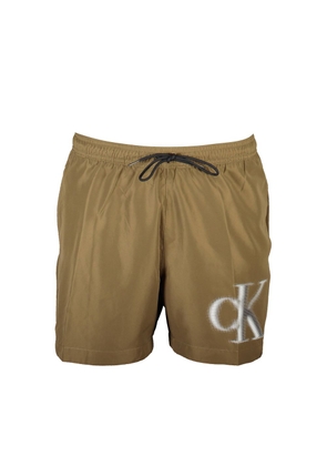 Calvin Klein Brown Polyester Swimwear - XL
