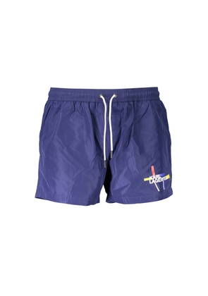 Karl Lagerfeld Blue Polyester Swimwear - S