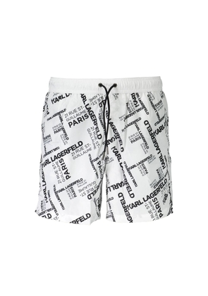 Karl Lagerfeld White Polyester Swimwear - S