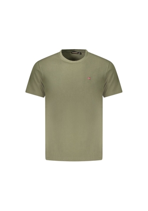 Napapijri Green Cotton Men T-Shirt - M