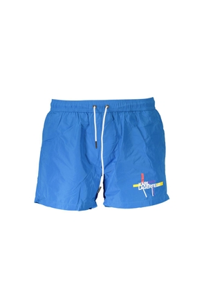 Karl Lagerfeld Blue Polyester Swimwear - S
