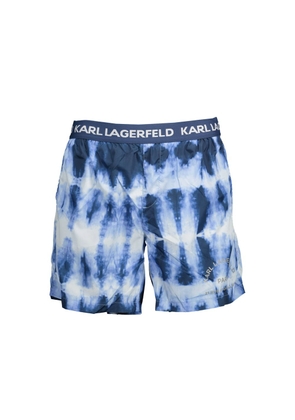 Karl Lagerfeld Blue Polyester Swimwear - S