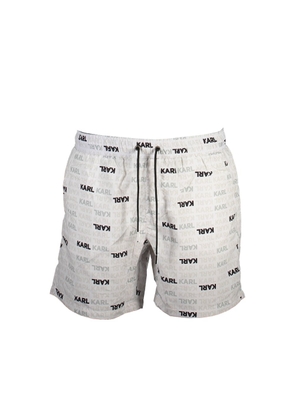 Karl Lagerfeld White Polyester Swimwear - S