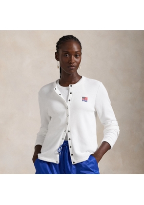 Logo Flag French Terry Cardigan