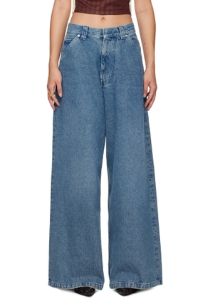 AMBUSH Blue Baggy Jeans