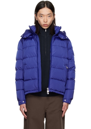 Moncler Blue Maya Short Down Jacket