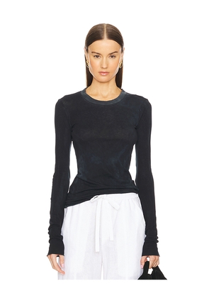 COTTON CITIZEN Marbella Long Sleeve Top in Black. Size M. Also in XS.
