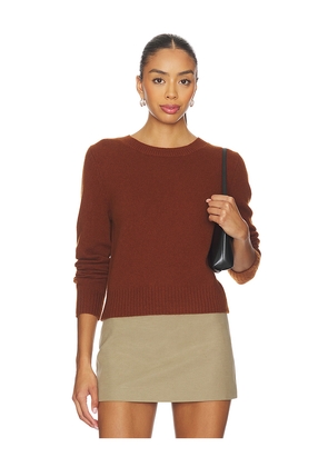 Elodie the Label Elodie Laon Crew Sweater in Brown. Size L. Also in M, S.