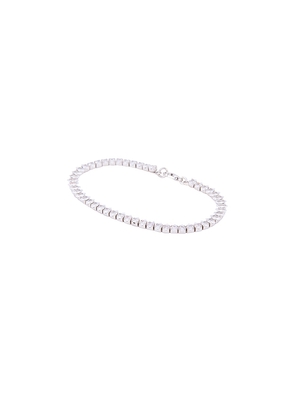 Jordan Road Natasha Bracelet in Metallic Silver.