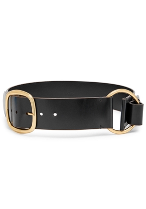 Chloe Anita Leather Belt - Black - L