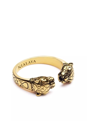 Nialaya Jewelry Panther polished ring - Gold