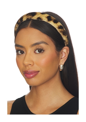 Loeffler Randall Marina Headband in Brown.