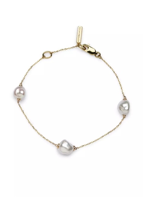 AUTORE MODA 9kt yellow gold Sophia pearl bracelet