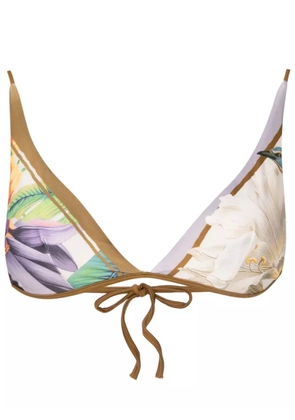 Lenny Niemeyer Carres triangle-cup bikini top - Multicolour