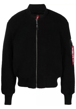 Alpha Industries MA-1 Teddy bomber jacket - Black