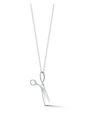 Mateo scissor pendant necklace - SILVER