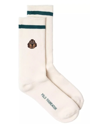 PELO FOUNDATION yorkshire-patch socks - White