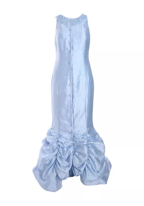 Baruni Gwyneth gown dress - Blue