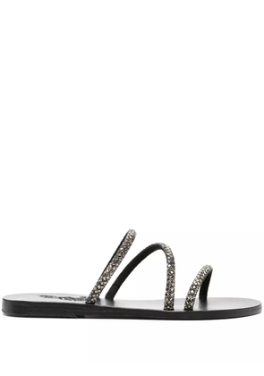 Ancient Greek Sandals Polytimi crystal-embellished sandals - Silver