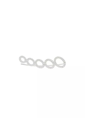 ALINKA 18kt white gold CLOUD diamond right ear cuff - Silver