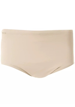 Amir Slama plain swim trunks - Neutrals