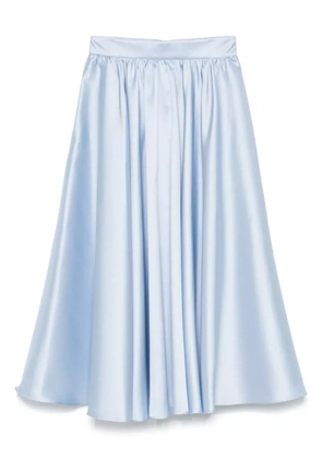 Blanca Vita satin skirt - Blue