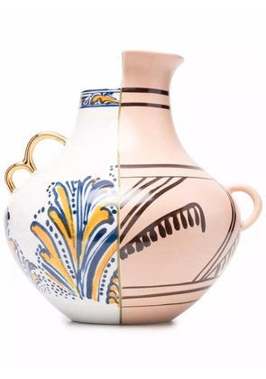 Seletti Nazca hybrid porcelain vase - White