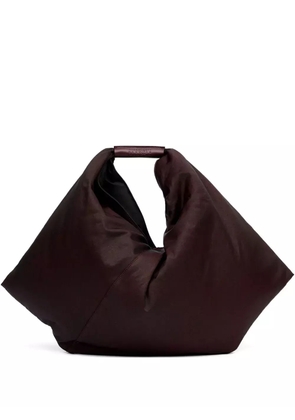 MM6 Maison Margiela Japanese leather tote bag - Brown