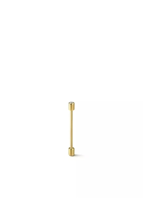 Shihara 18kt yellow gold Twist Pin 02 diamond earring
