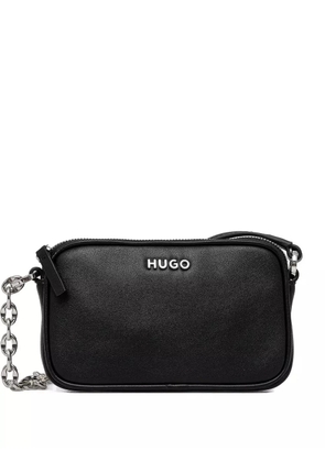 HUGO chain-strap rectangular shoulder bag - Black