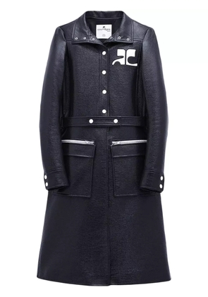 Courrèges Reedition vinyl trenchcoat - Blue