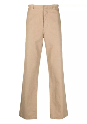 ASPESI high-waisted straight-leg trousers - Neutrals