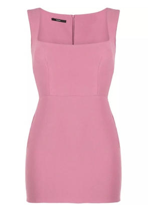 Alex Perry square-neck minidress - Pink