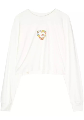 Ground Zero logo-print cotton T-shirt - Neutrals