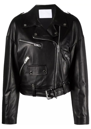 Drome lambskin cropped jacket - Black