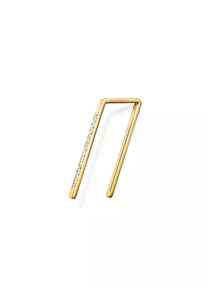 Shihara Diamond Post Earring 0201 - Metallic