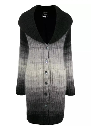 Jean Paul Gaultier Pre-Owned 2000s degradé knitted cardigan - Black
